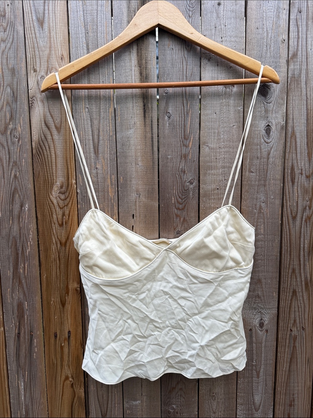 Doen Laney silk top in ivory